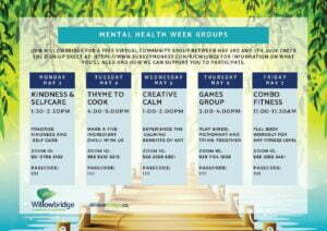 willowbridge mental health week activity chart 